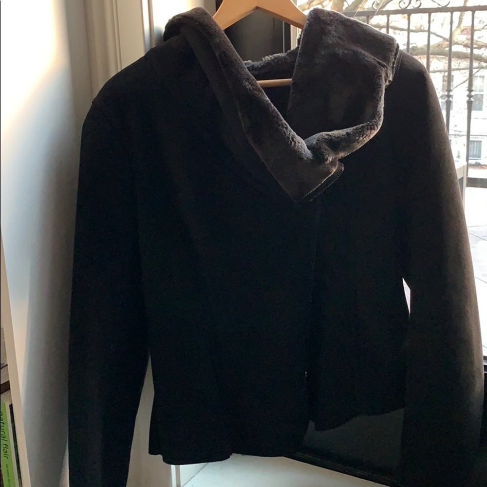 Faux fur/suede jacket